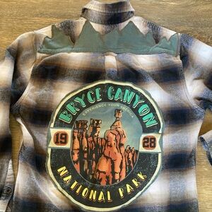 Custom Upcycled Flannel Shirt Bryce Canyon National Park